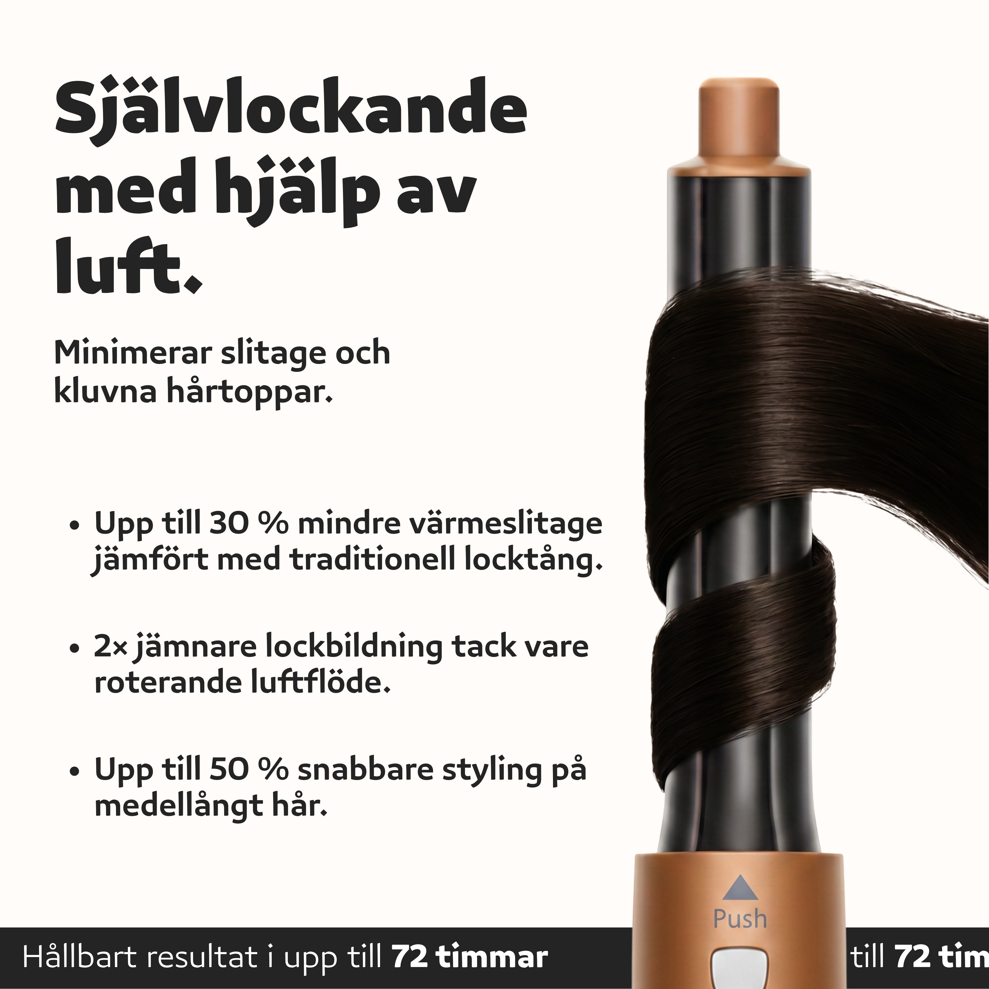 Luvièn Pro Multistyler 6-i-1 hårfön - Marinblå